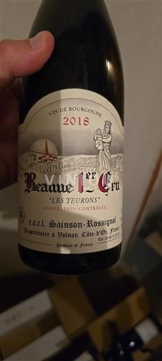 Bourgogne Premier Cru Sainson-Rossignol Les Teurons 2018