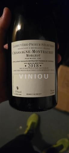 Burgundija Chassagne-Montrachet Premier Cru Labruyère-Prieur Sélection Morgeot 2018