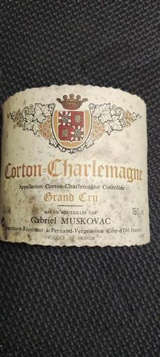 Borgoña Corton-Charlemagne Grand Cru Gabriel Muskovac 1999