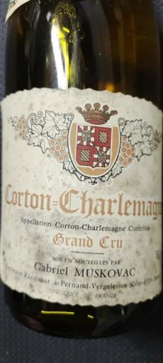 Borgogna Corton-charlemagne Grand Cru Gabriel Muskovac 1999