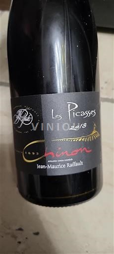 Vallée de la Loire Chinon Jean-Maurice Raffault Les Picasses 2018