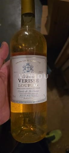 Vin Blanc moelleux Cuvée de La Croix Château Verisse 2011 France Bordeaux Loupiac