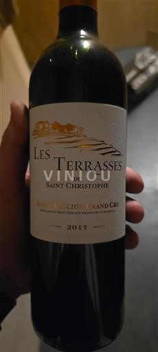 Bordeaux Saint-Émilion Grand Cru Grand Cru Les Terrasses de Saint Christophe 2017