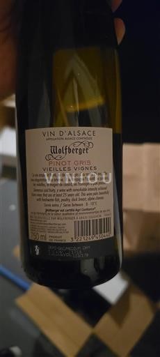 Alsacia Grand Cru Wolfberger Vieilles Vignes 2022