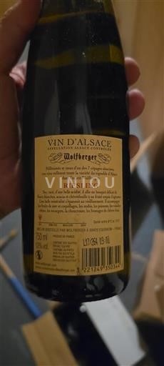 Vin Blanc sec Riesling Wolfberger 2016 France Alsace Grand Cru