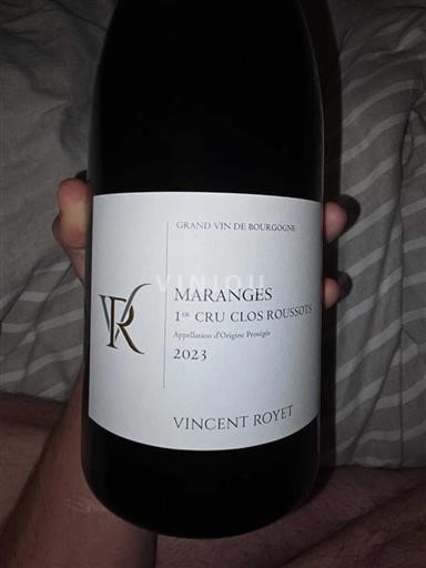 Borgogna Maranges Premier Cru Vincent Royet Clos Roussots 2023