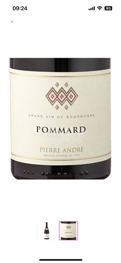 Burgundsko Pommard Pierre André 2022