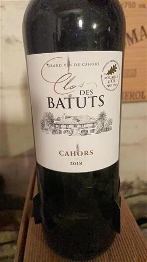 Sud-Ovest Cahors Clos des Batuts 2018