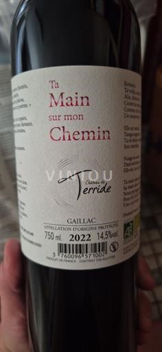 Sydvestfrankrig Gaillac Château Terride Ta Main sur mon Chemin 2022