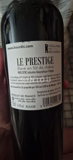 Linguadoca e Rossiglione Paese d'Oc Collines du Bourdic Le Prestige Senza annata