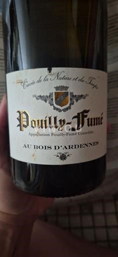 Vin Blanc sec de la Nature et du Temps Au Bois Ardennes 2017 France Vallée de la Loire Pouilly-fumé