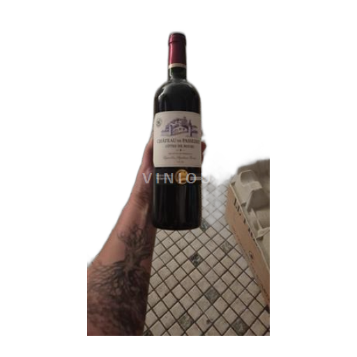 Vin Rouge sec Château Passedieu 2019 France Bordeaux Côtes-de-bourg