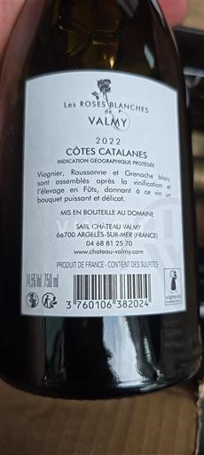 Languedoc und Roussillon Côtes Catalanes Château Valmy Les Roses Blanches 2022