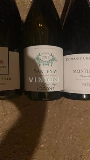 Vin Rouge sec Les Potets Jean-Marc Vincent 2018 France Bourgogne Santenay AOC
