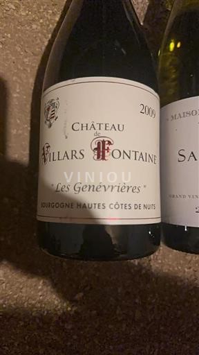 Bourgondië Niet gespecificeerd Château Villars Fontaine Les Genévrières 2009