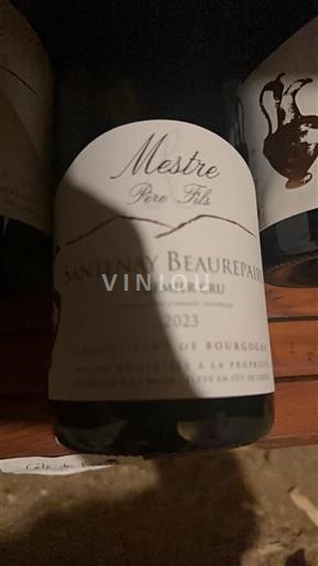 Bourgogne Santenay Premier Cru Mestre Père & Fils Santenay Beaurepaire 2023