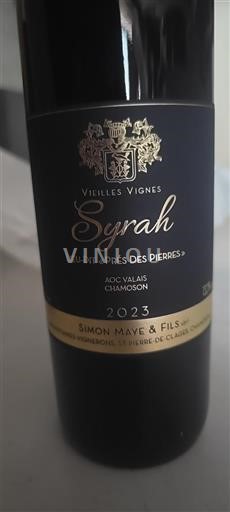 Valais Unspecified Simon Maye & Fils Syrah 2023
