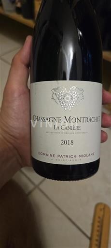 Borgogna Chassagne-Montrachet Premier Cru Domaine Patrick Miolane La Canière 2018