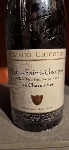 Borgoña Nuits-Saint-Georges Domaine Chicotot Les Charmottes 2012