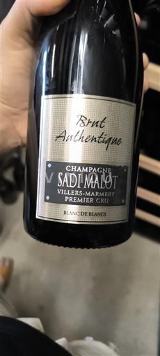 Champagne Premier Cru Sadi Malot Brut Authentique Senza annata