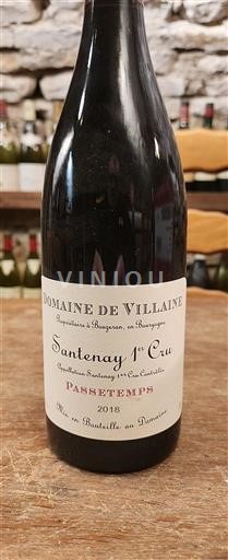 Bourgogne Ikke specificeret Premier Cru Domaine Villaine Passetemps 2018