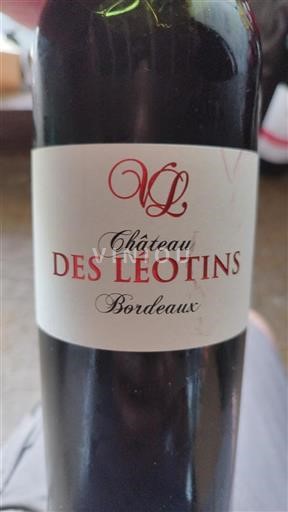 Bordeaux Château Des Léotins 2020
