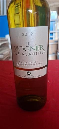 Languedoc in Roussillon Pays d'Oc Le Viognier des Acanthes 2019
