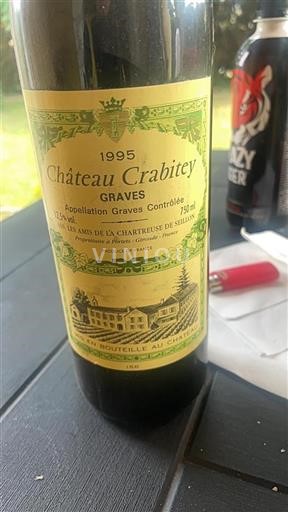 Bordeaux Graves Château Crabitey 1995