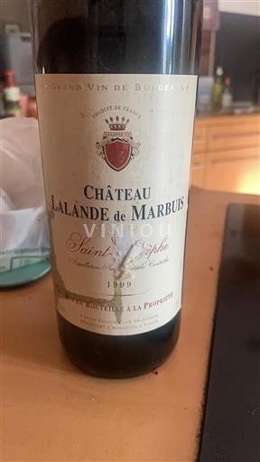 Bordeaux Saint-Estèphe Château Lalande de Marbuis 1999