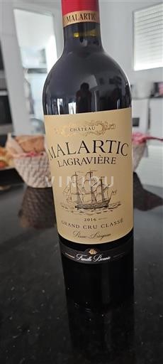 Bordeaux Pessac-Léognan Grand Cru Château Malartic-Lagravière 2016