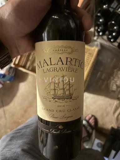 Bordeaux Pessac-Léognan Grand Cru Château Malartic-Lagravière 2016