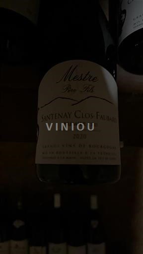 Bourgogne Santenay Premier Cru Mestre Père & Fils Santenay Clos-Faubard 2020