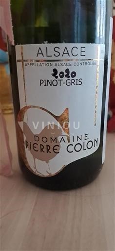 Alsace Domaine Pierre Colon Pinot-Gris 2020