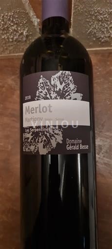 Valais Not Specified Domaine Gérald Besse Les Serpentines 2018