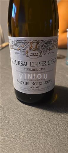 Bourgogne Meursault Premier Cru Michel Bouzereau et Fils Meursault-Perrières 2022