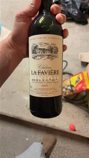 Bordeaux Bordeaux supérieur Château La Favière 2005