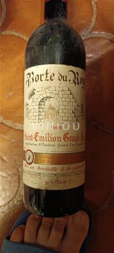 Bordeaux Saint-Émilion Grand Cru Grand Cru Porte du Roy 1998