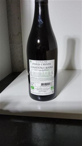 Rhône-dalen Côtes-du-Rhône Domaine Fond Croze Confidence Rouge 2023