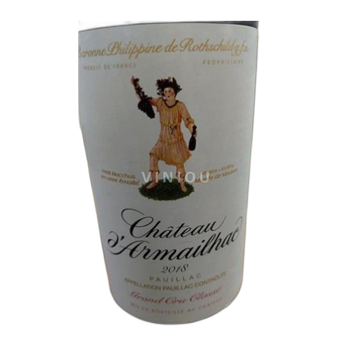 Bordéus Pauillac Grand Cru Château Armailhac 2018