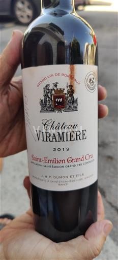 Bordeaux Saint-Émilion Grand Cru Grand Cru Château Viramiere 2019