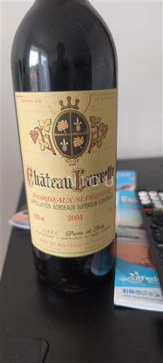 Vin Rouge sec Château Laurette 2004 France Bordeaux Bordeaux supérieur