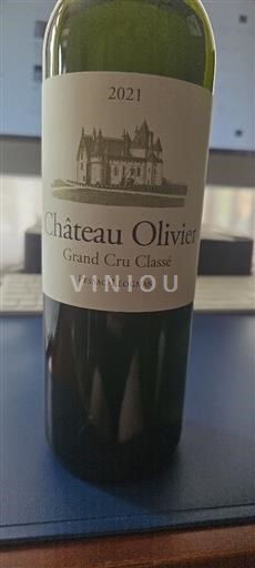 Bordeaux Pessac-Léognan Château Olivier Grand Cru Classé 2021