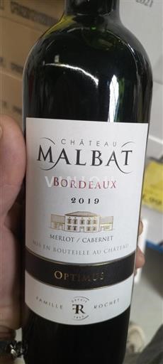 Bordeaux Château Malbat Optimus 2019