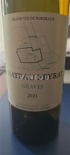 Bordeaux Graves Château Peyrat 2021