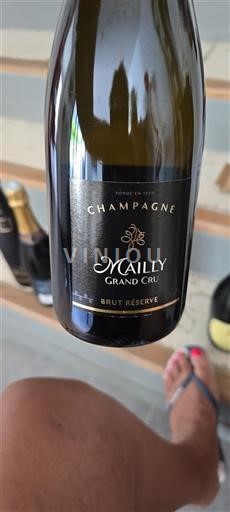 Vin Effervescent Rouge brut Brut Réserve Mailly Non millésimé France Champagne Grand Cru