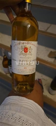 Bordeaux Sauternes Château Haut-Claverie 2014