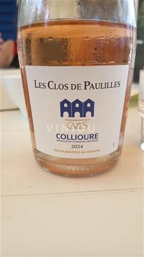 Roussillon Collioure Les Clos de Paulilles 2024