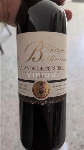 Bordeaux Lalande-de-Pomerol Château Bertineau 2018