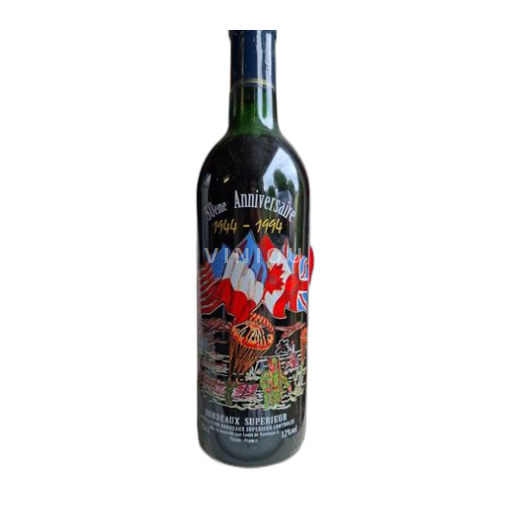 Bordeaux Bordeaux supérieur Louis de Valensac 50ème Anniversaire 1944-1994 Non Millésimé