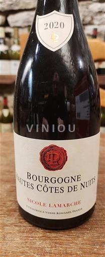 Bourgogne Hautes Côtes de Nuits Nicole Lamarche 2020